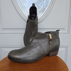 Eric Michael London Bootie Green Gray